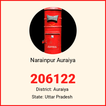 Narainpur Auraiya pin code, district Auraiya in Uttar Pradesh