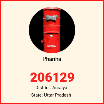 Phariha pin code, district Auraiya in Uttar Pradesh