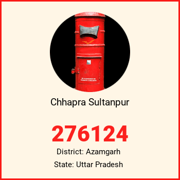 Chhapra Sultanpur pin code, district Azamgarh in Uttar Pradesh