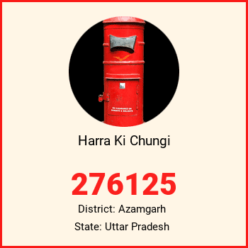 Harra Ki Chungi pin code, district Azamgarh in Uttar Pradesh