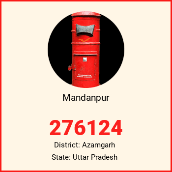 Mandanpur pin code, district Azamgarh in Uttar Pradesh