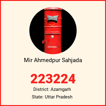Mir Ahmedpur Sahjada pin code, district Azamgarh in Uttar Pradesh