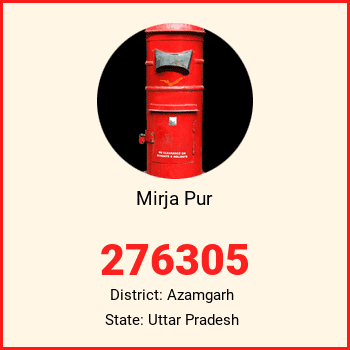 Mirja Pur pin code, district Azamgarh in Uttar Pradesh