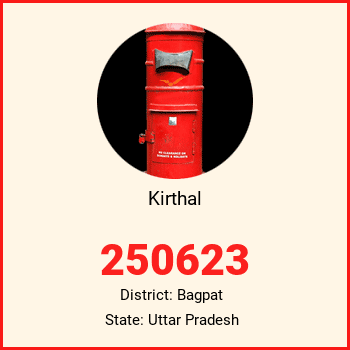 Kirthal pin code, district Bagpat in Uttar Pradesh