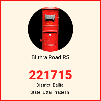 Bilthra Road RS pin code, district Ballia in Uttar Pradesh