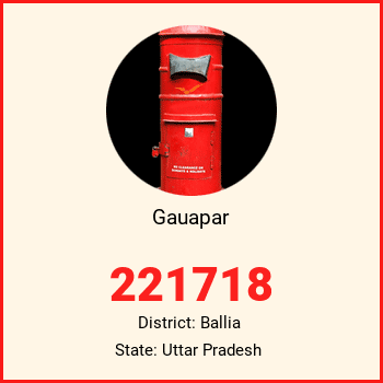 Gauapar pin code, district Ballia in Uttar Pradesh