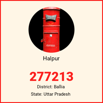 Halpur pin code, district Ballia in Uttar Pradesh