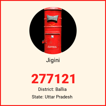 Jigini pin code, district Ballia in Uttar Pradesh