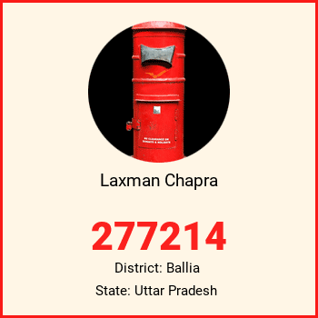Laxman Chapra pin code, district Ballia in Uttar Pradesh