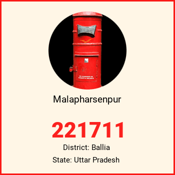 Malapharsenpur pin code, district Ballia in Uttar Pradesh