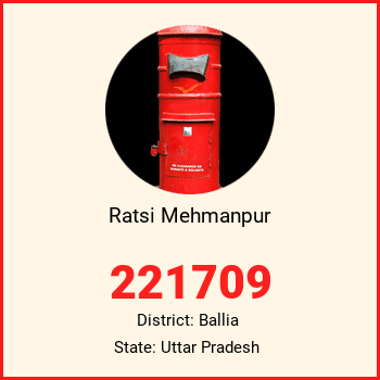 Ratsi Mehmanpur pin code, district Ballia in Uttar Pradesh