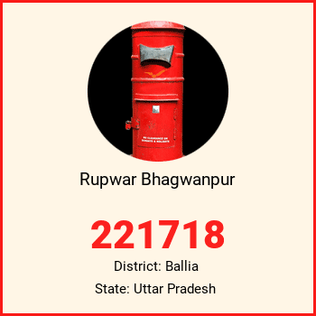 Rupwar Bhagwanpur pin code, district Ballia in Uttar Pradesh