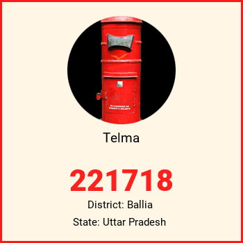 Telma pin code, district Ballia in Uttar Pradesh