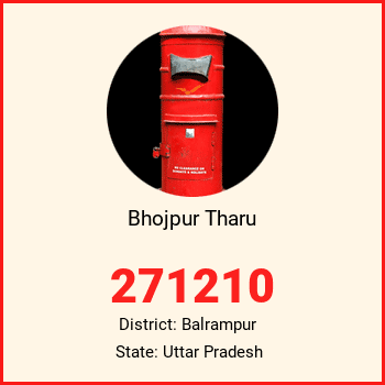 Bhojpur Tharu pin code, district Balrampur in Uttar Pradesh