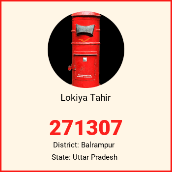 Lokiya Tahir pin code, district Balrampur in Uttar Pradesh
