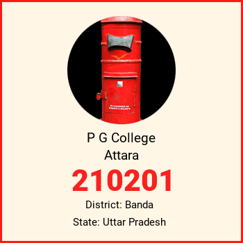 P G College Attara pin code, district Banda in Uttar Pradesh