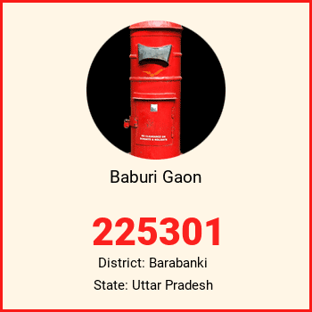 Baburi Gaon pin code, district Barabanki in Uttar Pradesh