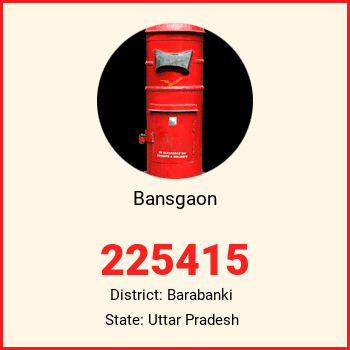 Bansgaon pin code, district Barabanki in Uttar Pradesh