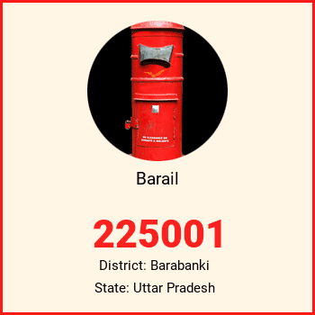 Barail pin code, district Barabanki in Uttar Pradesh