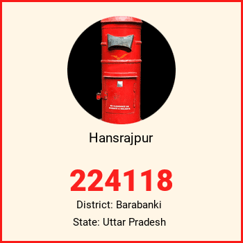 Hansrajpur pin code, district Barabanki in Uttar Pradesh