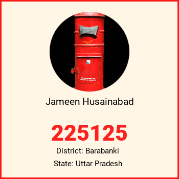Jameen Husainabad pin code, district Barabanki in Uttar Pradesh