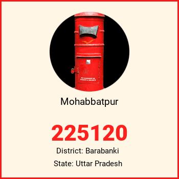 Mohabbatpur pin code, district Barabanki in Uttar Pradesh