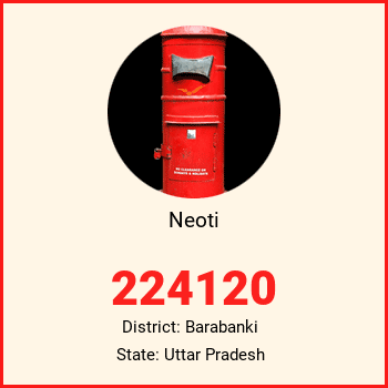 Neoti pin code, district Barabanki in Uttar Pradesh