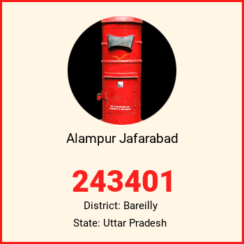 Alampur Jafarabad pin code, district Bareilly in Uttar Pradesh