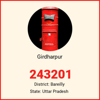 Girdharpur pin code, district Bareilly in Uttar Pradesh