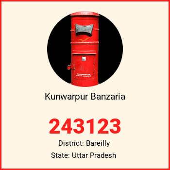 Kunwarpur Banzaria pin code, district Bareilly in Uttar Pradesh