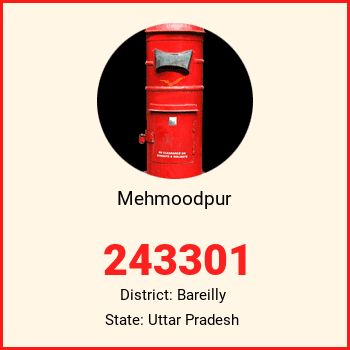 Mehmoodpur pin code, district Bareilly in Uttar Pradesh