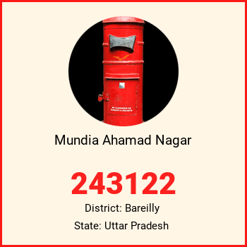 Mundia Ahamad Nagar pin code, district Bareilly in Uttar Pradesh