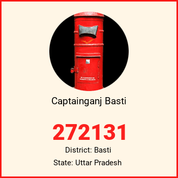 Captainganj Basti pin code, district Basti in Uttar Pradesh