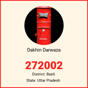 Dakhin Darwaza pin code, district Basti in Uttar Pradesh