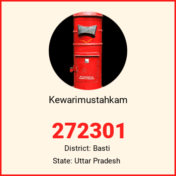 Kewarimustahkam pin code, district Basti in Uttar Pradesh