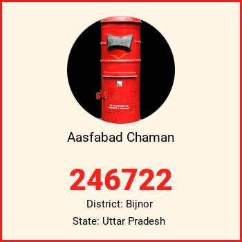 Aasfabad Chaman pin code, district Bijnor in Uttar Pradesh