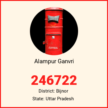 Alampur Ganvri pin code, district Bijnor in Uttar Pradesh