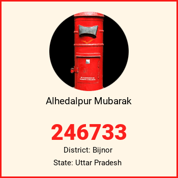 Alhedalpur Mubarak pin code, district Bijnor in Uttar Pradesh