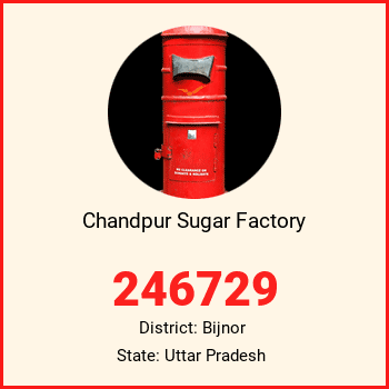 Chandpur Sugar Factory pin code, district Bijnor in Uttar Pradesh
