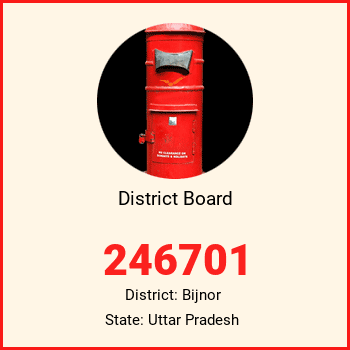 District Board pin code, district Bijnor in Uttar Pradesh