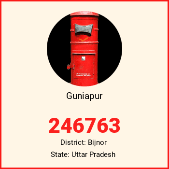 Guniapur pin code, district Bijnor in Uttar Pradesh