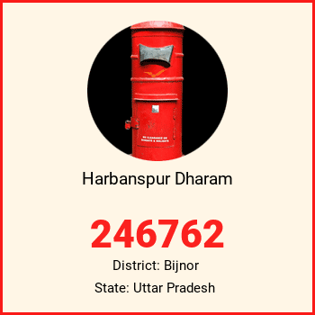 Harbanspur Dharam pin code, district Bijnor in Uttar Pradesh