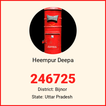 Heempur Deepa pin code, district Bijnor in Uttar Pradesh