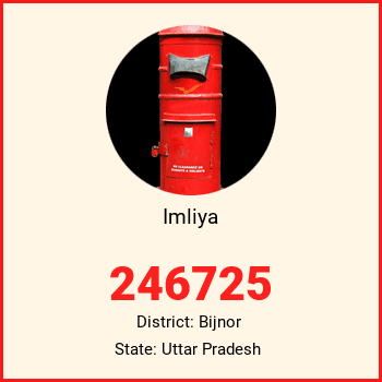 Imliya pin code, district Bijnor in Uttar Pradesh