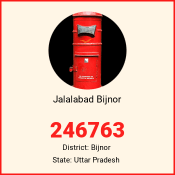 Jalalabad Bijnor pin code, district Bijnor in Uttar Pradesh