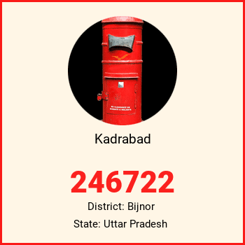 Kadrabad pin code, district Bijnor in Uttar Pradesh