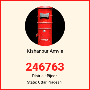Kishanpur Amvla pin code, district Bijnor in Uttar Pradesh