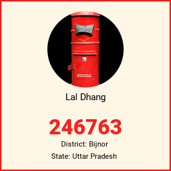 Lal Dhang pin code, district Bijnor in Uttar Pradesh