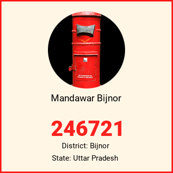 Mandawar Bijnor pin code, district Bijnor in Uttar Pradesh