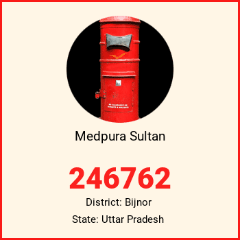 Medpura Sultan pin code, district Bijnor in Uttar Pradesh